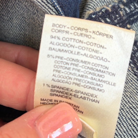 Free People CRV ring the alarm denim jumpsuit size medium - Picture 7 of 7